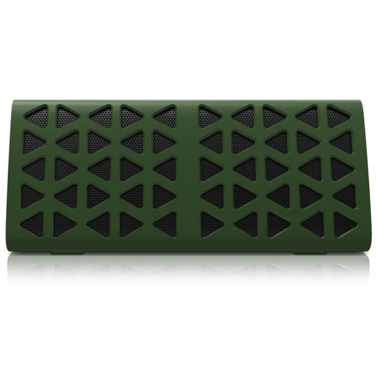 NewRixing NR-3021 TWS Hollow Triangle Pattern Bluetooth Speaker(Green) - HoMEdemic™ 