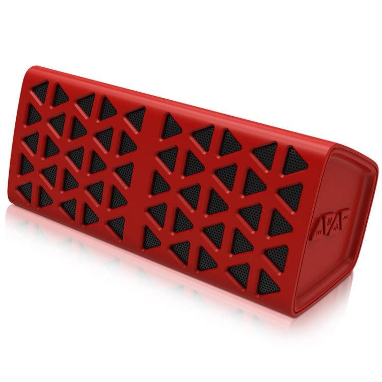 NewRixing NR-3021 TWS Hollow Triangle Pattern Bluetooth Speaker(Red) - HoMEdemic™ 