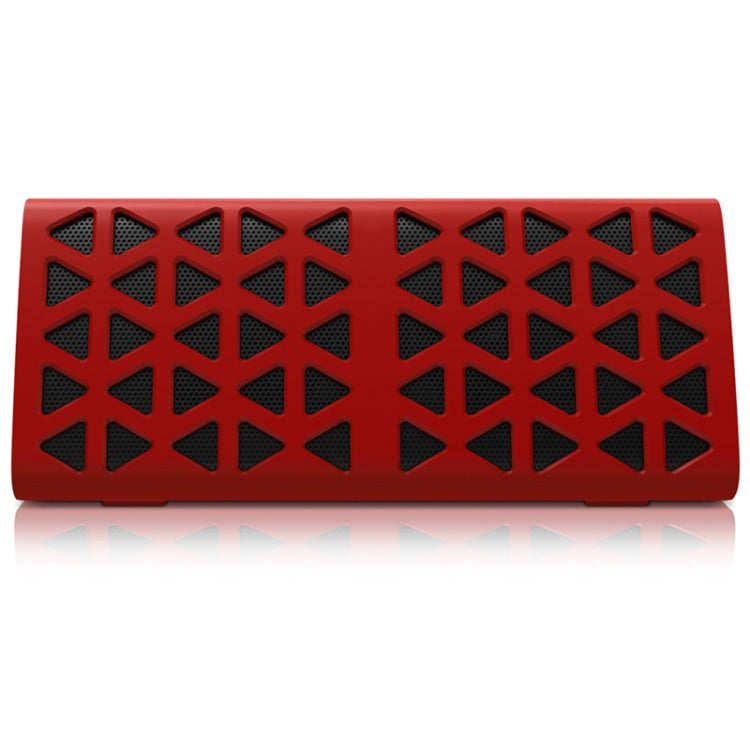 NewRixing NR-3021 TWS Hollow Triangle Pattern Bluetooth Speaker(Red) - HoMEdemic™ 