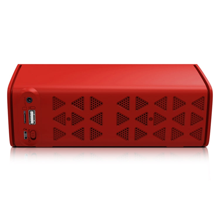 NewRixing NR-3021 TWS Hollow Triangle Pattern Bluetooth Speaker(Red) - HoMEdemic™ 
