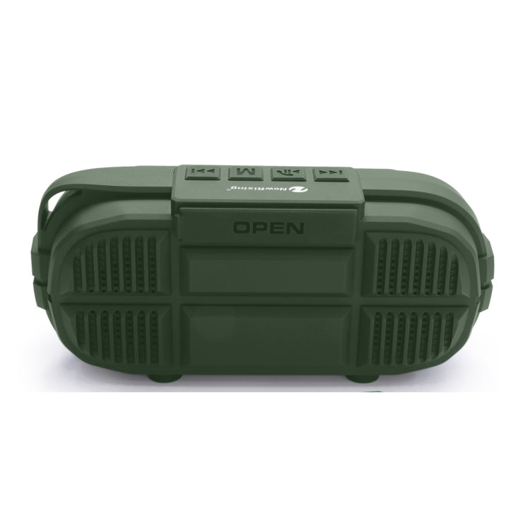NewRixing NR-3023 Portable Stereo Wireless Bluetooth Speaker, Built-in Microphone, Support TF Card / FM(Green) - HoMEdemic™ 