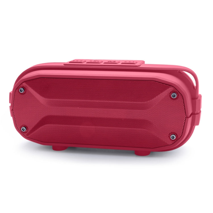 NewRixing NR-3023 Portable Stereo Wireless Bluetooth Speaker, Built-in Microphone, Support TF Card / FM(Red) - HoMEdemic™ 