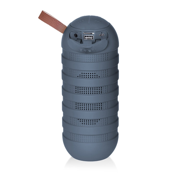 NewRixing NR-3025 TWS Outdoor Portable Splashproof Bluetooth Speaker with Flashlight Function(Blue) - HoMEdemic™ 
