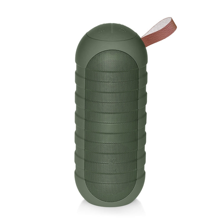 NewRixing NR-3025 TWS Outdoor Portable Splashproof Bluetooth Speaker with Flashlight Function(Green) - HoMEdemic™ 
