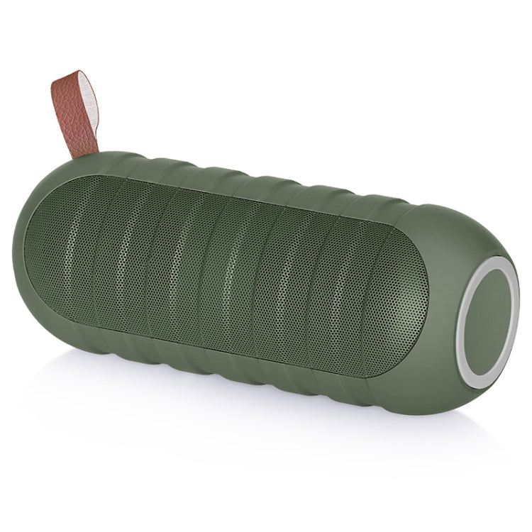 NewRixing NR-3025 TWS Outdoor Portable Splashproof Bluetooth Speaker with Flashlight Function(Green) - HoMEdemic™ 