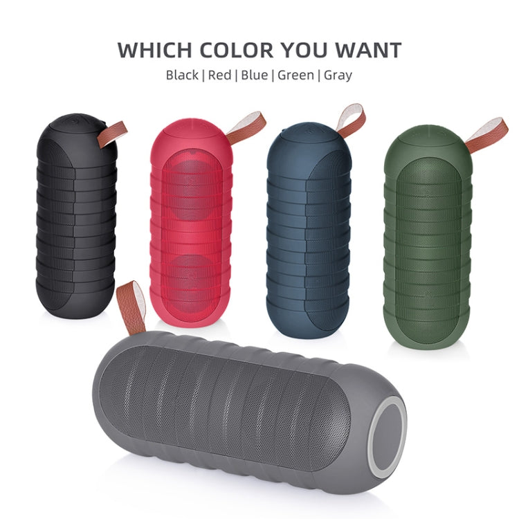 NewRixing NR-3025 TWS Outdoor Portable Splashproof Bluetooth Speaker with Flashlight Function(Green) - HoMEdemic™ 
