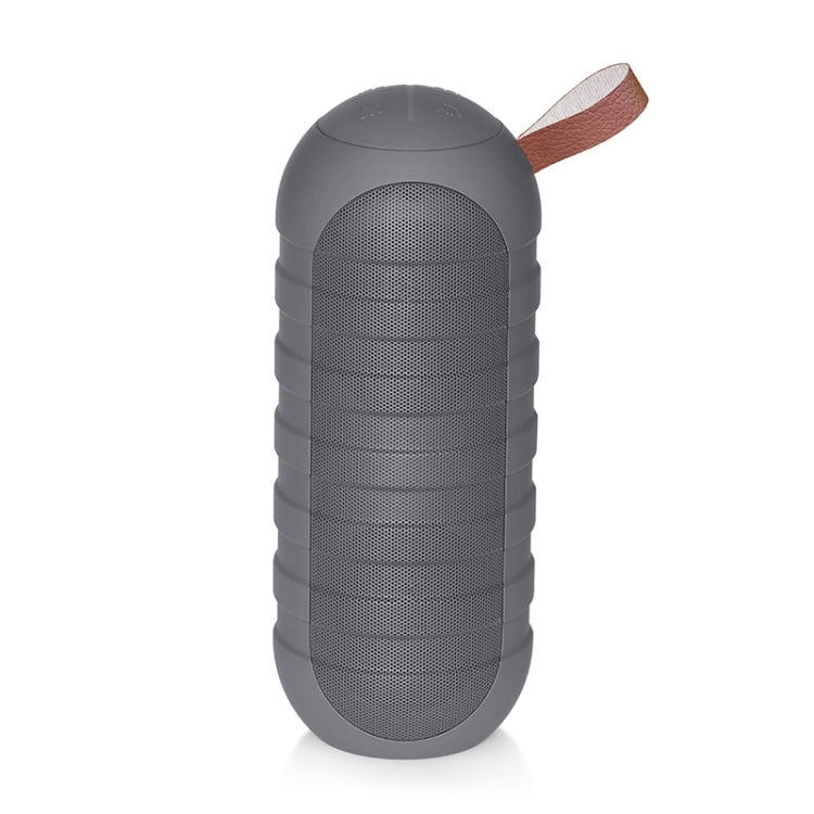 NewRixing NR-3025 TWS Outdoor Portable Splashproof Bluetooth Speaker with Flashlight Function(Grey) - HoMEdemic™ 