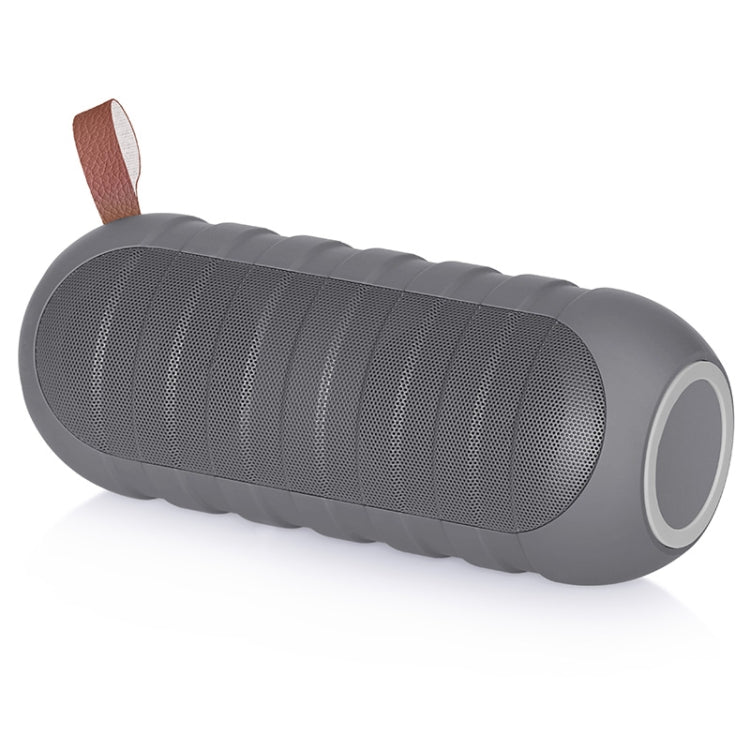NewRixing NR-3025 TWS Outdoor Portable Splashproof Bluetooth Speaker with Flashlight Function(Grey) - HoMEdemic™ 