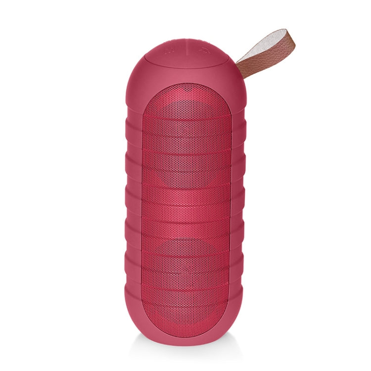 NewRixing NR-3025 TWS Outdoor Portable Splashproof Bluetooth Speaker with Flashlight Function(Red) - HoMEdemic™ 