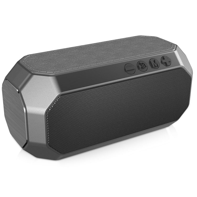 NewRixing NR-4000 TWS Mesh Polygon Music Box Concept Bluetooth Speaker(Iron Grey) - HoMEdemic™ 