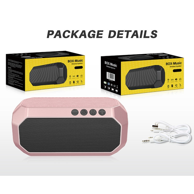 NewRixing NR-4000 TWS Mesh Polygon Music Box Concept Bluetooth Speaker(Iron Grey) - HoMEdemic™ 