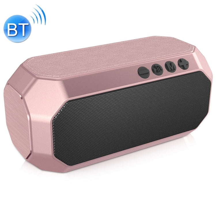NewRixing NR-4000 TWS Mesh Polygon Music Box Concept Bluetooth Speaker(Rose Gold) - HoMEdemic™ 