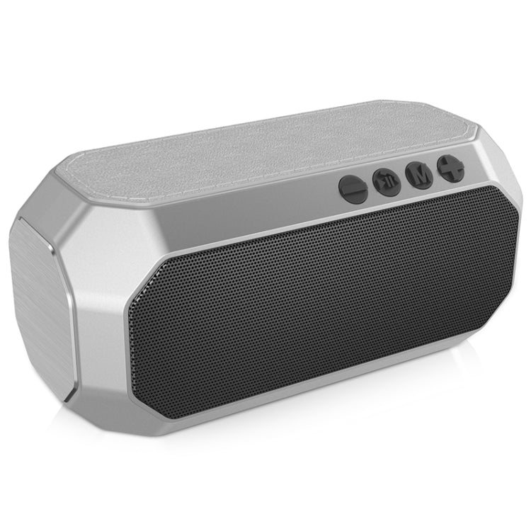 NewRixing NR-4000 TWS Mesh Polygon Music Box Concept Bluetooth Speaker(Silver) - HoMEdemic™ 