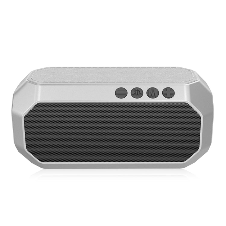 NewRixing NR-4000 TWS Mesh Polygon Music Box Concept Bluetooth Speaker(Silver) - HoMEdemic™ 