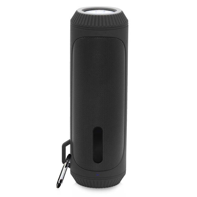 NewRixing NR-4016A TWS Outdoor Splashproof Bluetooth Speaker with Carabiner Handle & SOS Flashlight(Black) - HoMEdemic™ 