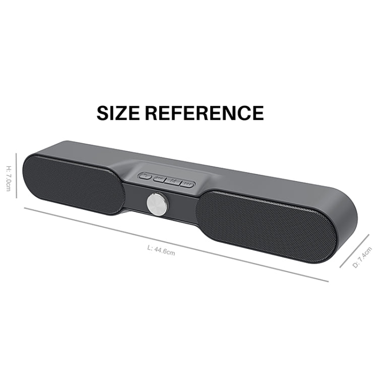 NewRixing NR-4017A TWS Graffiti Soundbar Bluetooth Speaker with Knob(Music Melody) - HoMEdemic™ 
