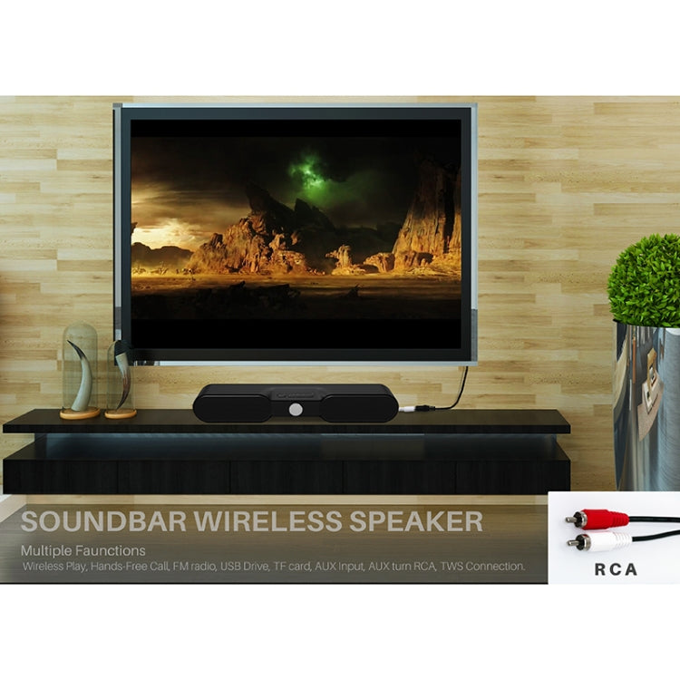 NewRixing NR-4017A TWS Graffiti Soundbar Bluetooth Speaker with Knob(Music Melody) - HoMEdemic™ 