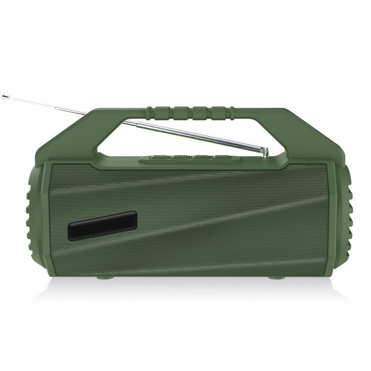 NewRixing NR-4025FM Outdoor Splash-proof Water Portable Bluetooth Speaker, Support Hands-free Call / TF Card / FM / U Disk(Green) - HoMEdemic™ 