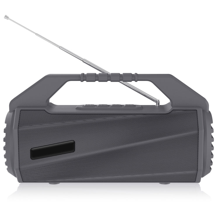 NewRixing NR-4025FM Outdoor Splash-proof Water Portable Bluetooth Speaker, Support Hands-free Call / TF Card / FM / U Disk(Grey) - HoMEdemic™ 