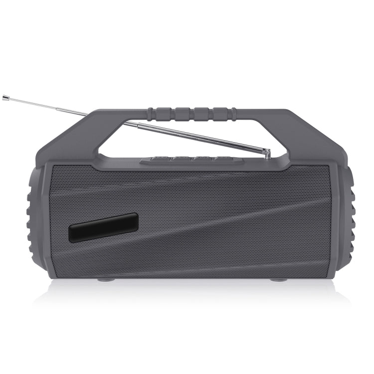 NewRixing NR-4025FM Outdoor Splash-proof Water Portable Bluetooth Speaker, Support Hands-free Call / TF Card / FM / U Disk(Grey) - HoMEdemic™ 