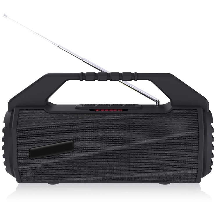 NewRixing NR-4025FM with Screen Outdoor Splash-proof Water Portable Bluetooth Speaker, Support Hands-free Call / TF Card / FM / U Disk(Black) - HoMEdemic™ 