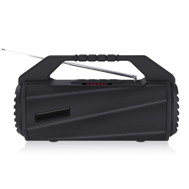 NewRixing NR-4025FM with Screen Outdoor Splash-proof Water Portable Bluetooth Speaker, Support Hands-free Call / TF Card / FM / U Disk(Black) - HoMEdemic™ 
