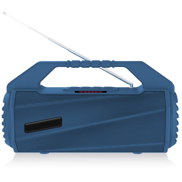 NewRixing NR-4025FM with Screen Outdoor Splash-proof Water Portable Bluetooth Speaker, Support Hands-free Call / TF Card / FM / U Disk(Blue) - HoMEdemic™ 