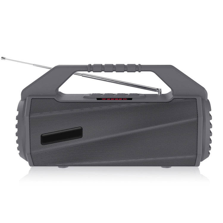 NewRixing NR-4025FM with Screen Outdoor Splash-proof Water Portable Bluetooth Speaker, Support Hands-free Call / TF Card / FM / U Disk(Grey) - HoMEdemic™ 