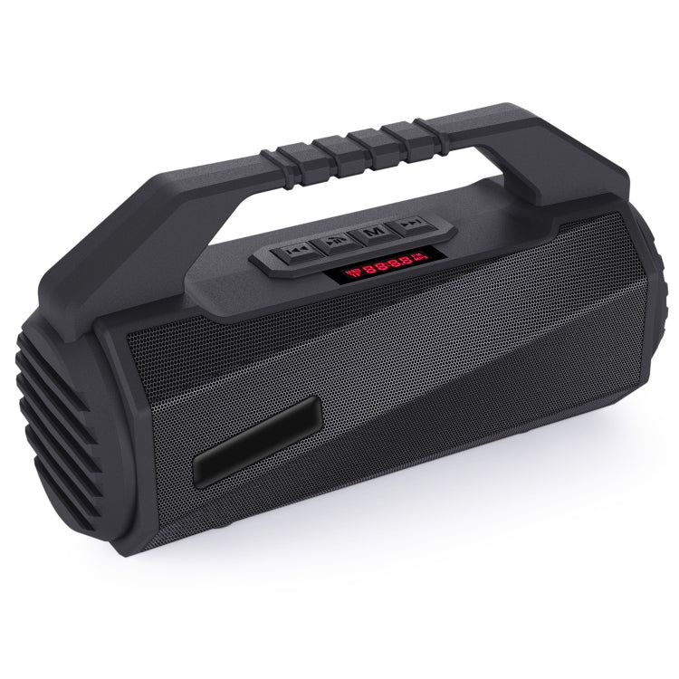 NewRixing NR-4025P with Screen Outdoor Splash-proof Water Portable Bluetooth Speaker, Support Hands-free Call / TF Card / FM / U Disk(Black) - HoMEdemic™ 