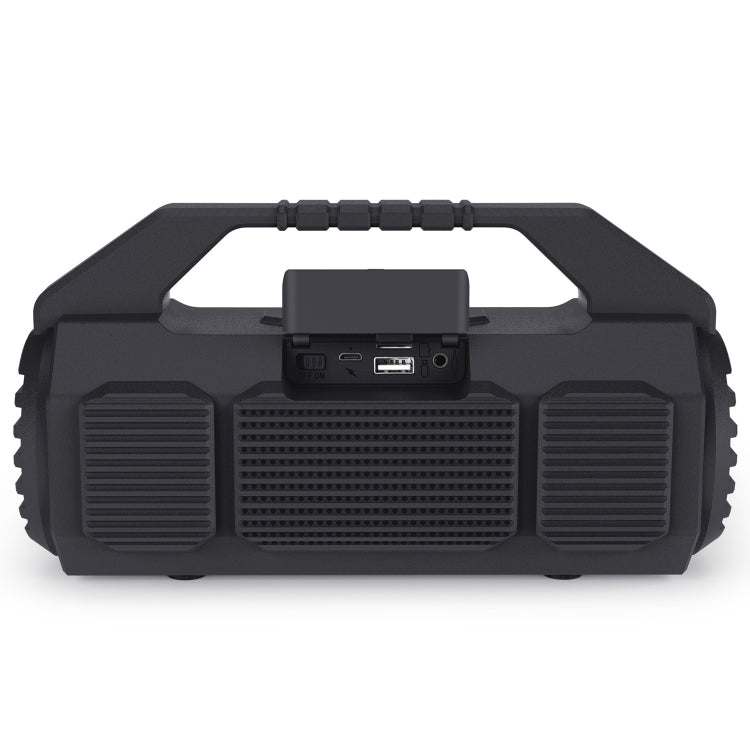 NewRixing NR-4025P with Screen Outdoor Splash-proof Water Portable Bluetooth Speaker, Support Hands-free Call / TF Card / FM / U Disk(Black) - HoMEdemic™ 