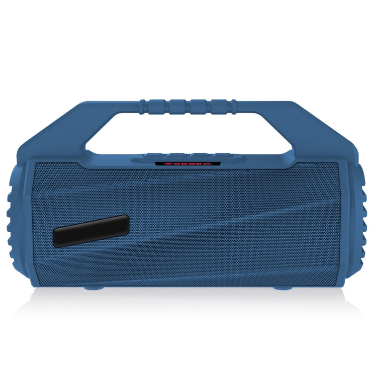 NewRixing NR-4025P with Screen Outdoor Splash-proof Water Portable Bluetooth Speaker, Support Hands-free Call / TF Card / FM / U Disk(Blue) - HoMEdemic™ 