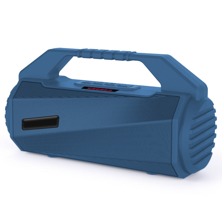 NewRixing NR-4025P with Screen Outdoor Splash-proof Water Portable Bluetooth Speaker, Support Hands-free Call / TF Card / FM / U Disk(Blue) - HoMEdemic™ 