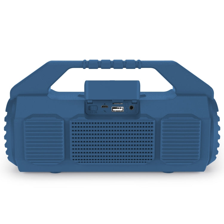NewRixing NR-4025P with Screen Outdoor Splash-proof Water Portable Bluetooth Speaker, Support Hands-free Call / TF Card / FM / U Disk(Blue) - HoMEdemic™ 