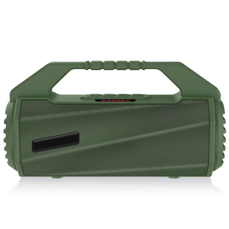 NewRixing NR-4025P with Screen Outdoor Splash-proof Water Portable Bluetooth Speaker, Support Hands-free Call / TF Card / FM / U Disk(Green) - HoMEdemic™ 