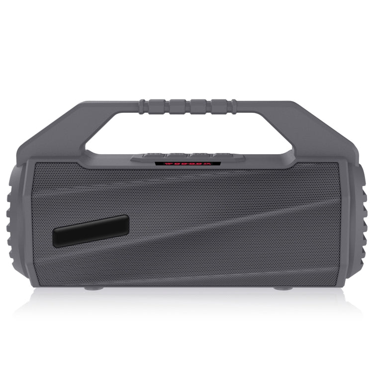 NewRixing NR-4025P with Screen Outdoor Splash-proof Water Portable Bluetooth Speaker, Support Hands-free Call / TF Card / FM / U Disk(Grey) - HoMEdemic™ 