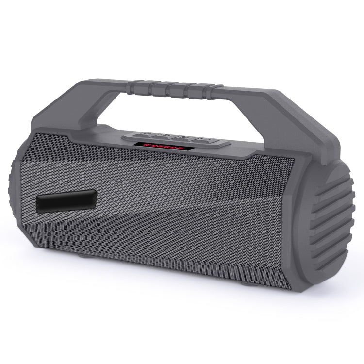 NewRixing NR-4025P with Screen Outdoor Splash-proof Water Portable Bluetooth Speaker, Support Hands-free Call / TF Card / FM / U Disk(Grey) - HoMEdemic™ 