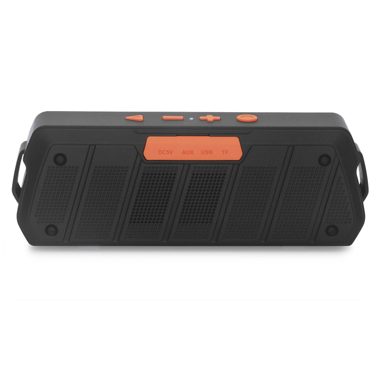 NewRixing NR-5000 IPX5 High Fidelity Bluetooth Speaker, Support Hands-free Call / TF Card / FM / U Disk(Orange) - HoMEdemic™ 