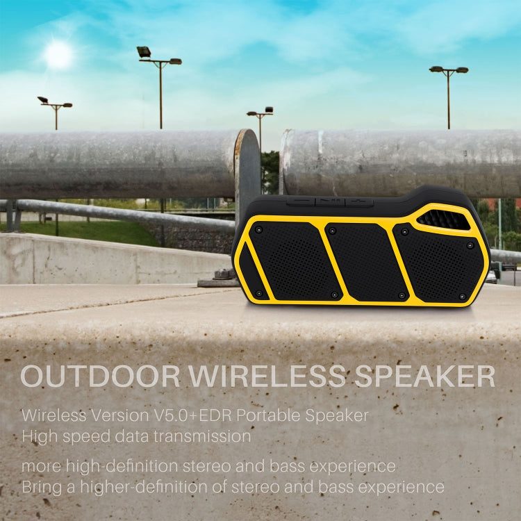 NewRixing NR-5011 Outdoor Portable Bluetooth Speakerr, Support Hands-free Call / TF Card / FM / U Disk(Black) - HoMEdemic™ 