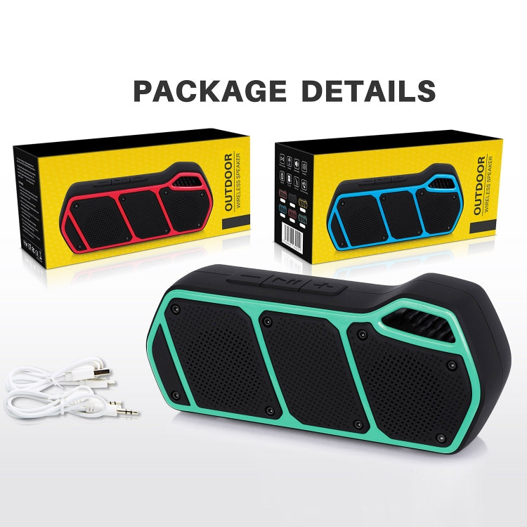 NewRixing NR-5011 Outdoor Portable Bluetooth Speakerr, Support Hands-free Call / TF Card / FM / U Disk(Blue) - HoMEdemic™ 