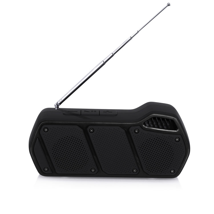NewRixing NR-5011fm Outdoor Portable Bluetooth Speakerr, Support Hands-free Call / TF Card / FM / U Disk(Black) - HoMEdemic™ 