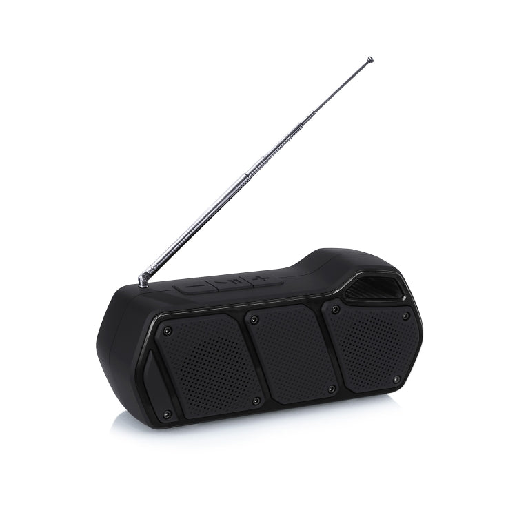 NewRixing NR-5011fm Outdoor Portable Bluetooth Speakerr, Support Hands-free Call / TF Card / FM / U Disk(Black) - HoMEdemic™ 