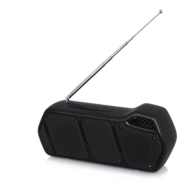 NewRixing NR-5011fm Outdoor Portable Bluetooth Speakerr, Support Hands-free Call / TF Card / FM / U Disk(Black) - HoMEdemic™ 