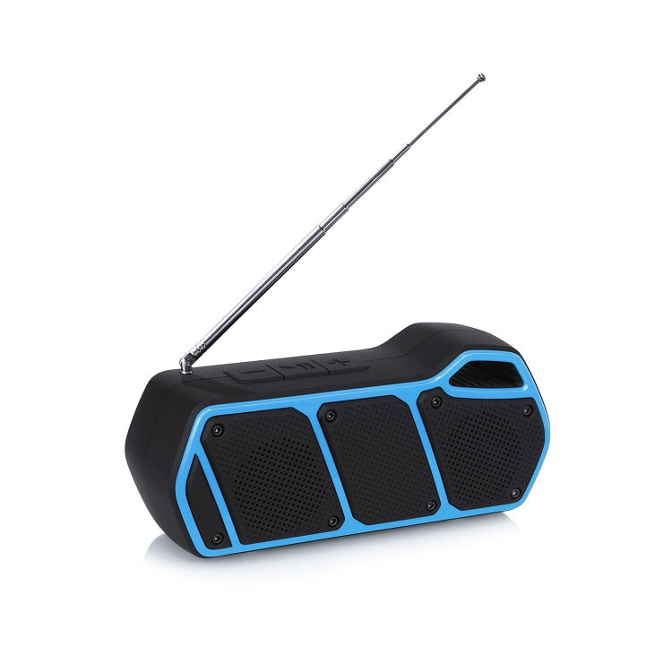 NewRixing NR-5011fm Outdoor Portable Bluetooth Speakerr, Support Hands-free Call / TF Card / FM / U Disk(Blue) - HoMEdemic™ 