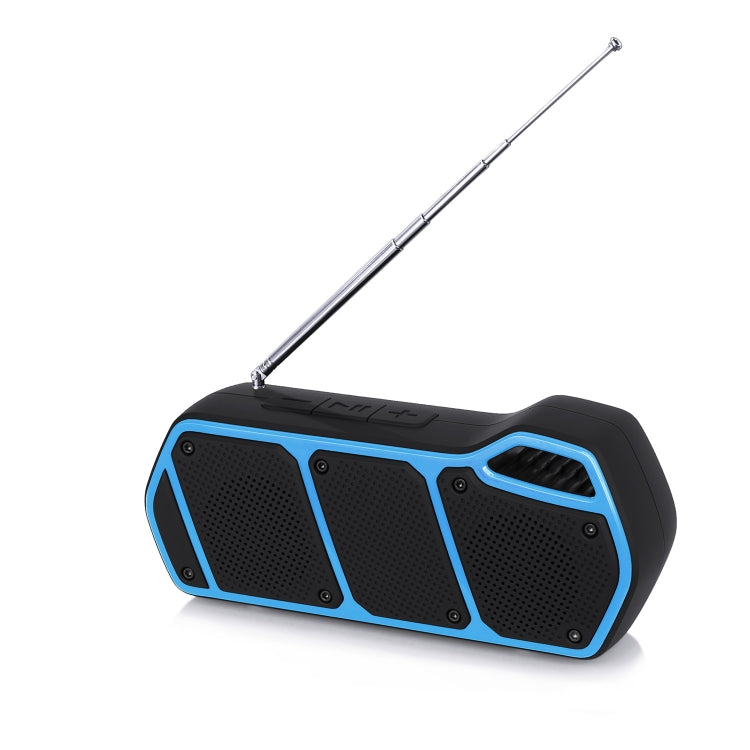 NewRixing NR-5011fm Outdoor Portable Bluetooth Speakerr, Support Hands-free Call / TF Card / FM / U Disk(Blue) - HoMEdemic™ 