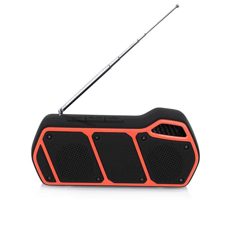 NewRixing NR-5011fm Outdoor Portable Bluetooth Speakerr, Support Hands-free Call / TF Card / FM / U Disk(Orange) - HoMEdemic™ 