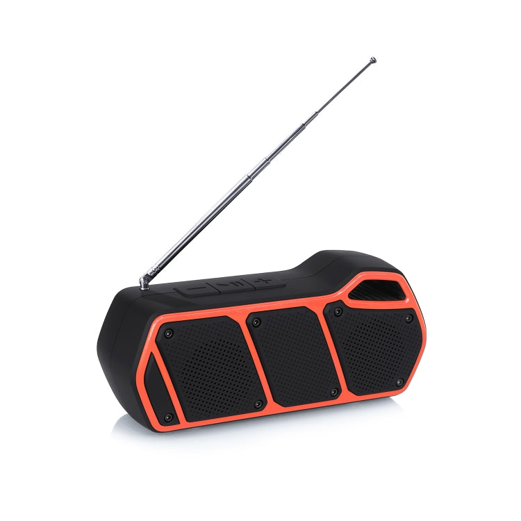NewRixing NR-5011fm Outdoor Portable Bluetooth Speakerr, Support Hands-free Call / TF Card / FM / U Disk(Orange) - HoMEdemic™ 