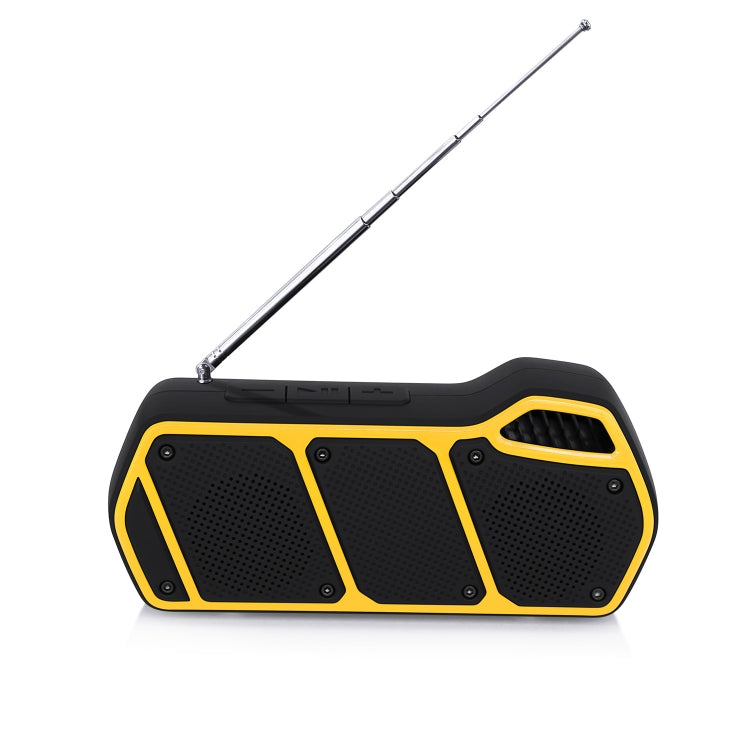 NewRixing NR-5011fm Outdoor Portable Bluetooth Speakerr, Support Hands-free Call / TF Card / FM / U Disk(Yellow) - HoMEdemic™ 