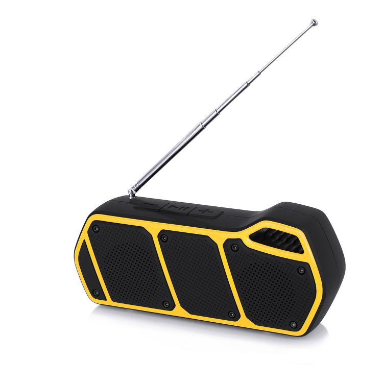 NewRixing NR-5011fm Outdoor Portable Bluetooth Speakerr, Support Hands-free Call / TF Card / FM / U Disk(Yellow) - HoMEdemic™ 