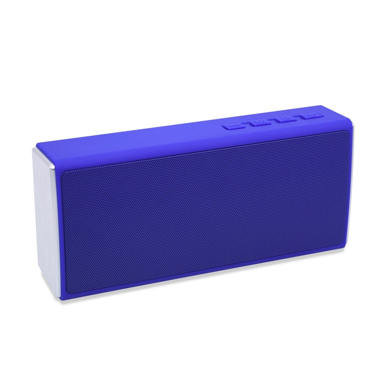 NewRixing NR-5012 Desktop Plating Bluetooth Speakerr, Support Hands-free Call / TF Card / FM / U Disk(Blue) - HoMEdemic™ 
