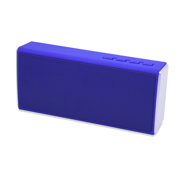 NewRixing NR-5012 Desktop Plating Bluetooth Speakerr, Support Hands-free Call / TF Card / FM / U Disk(Blue) - HoMEdemic™ 